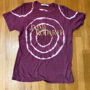 Rodarte Metallic Tie Dye J'Aime Rodarte tee shirt NWOT